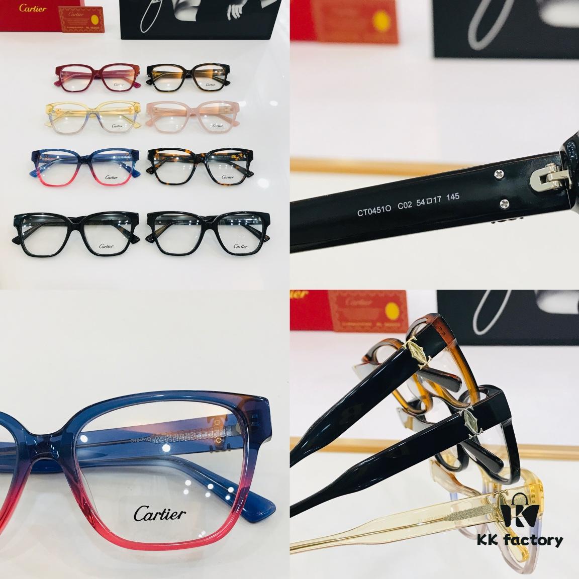 70 Cartier CT0451O Size 54-17-145 Universal Frame Shape Small Fit Stylish and Minimalist Optical Eyeglasses Sunglasses