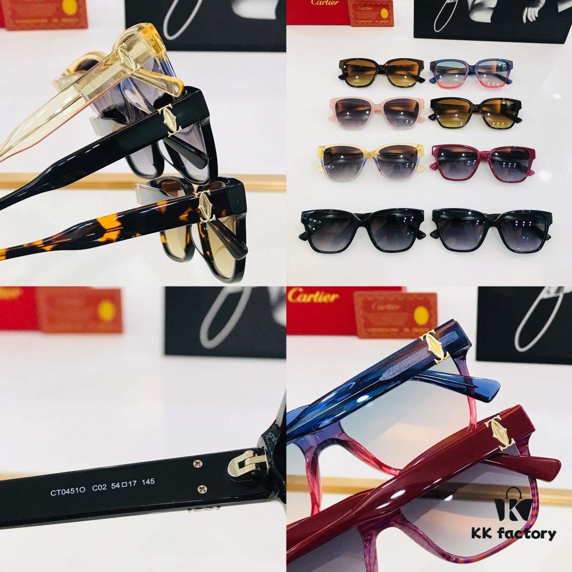 100 Cartier CT0451O Size: 54-17-145, Universal Frame Shape, Minimalist and Elegant, Fashionable and Casual, Small Frame Design, Suitable for All Face Shapes, Eyeglasses, Sunglasses