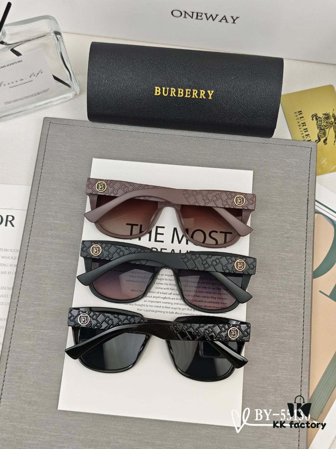 Burberry New Arrival Sunglasses, Polarized TR Lightweight Frame, Celebrity Style, Fashionable and Luxurious Design