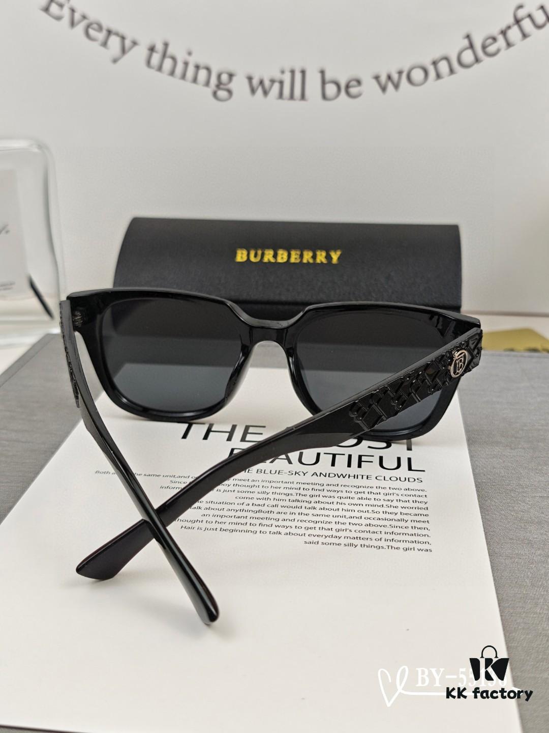 Burberry New Arrival Sunglasses, Polarized TR Lightweight Frame, Celebrity Style, Fashionable and Luxurious Design