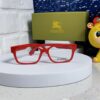 Burberry 2025 New Arrival High-Beauty Eyeglass Frame for Women, Large Frame Prescription-Compatible Glasses, Blue Light Blocking, Non-Powered Lens, Slimming Effect