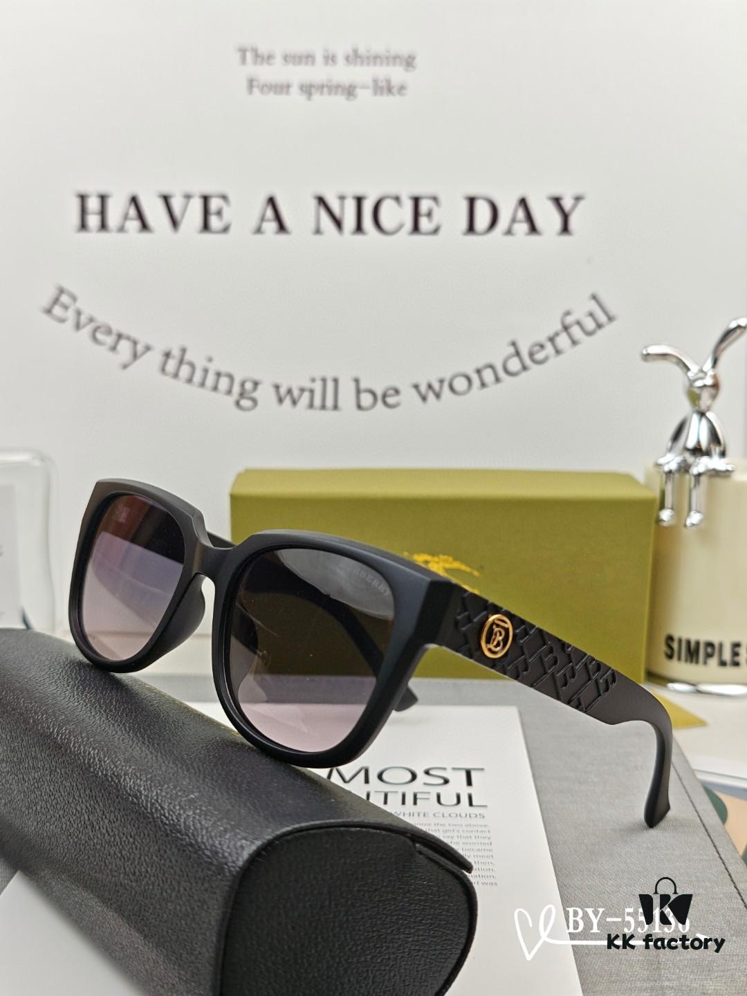 Burberry - New Model Sunglasses, Celebrity Style, Lightweight TR Frame with Polarized Lenses by Polaroid, Size 61-15-150