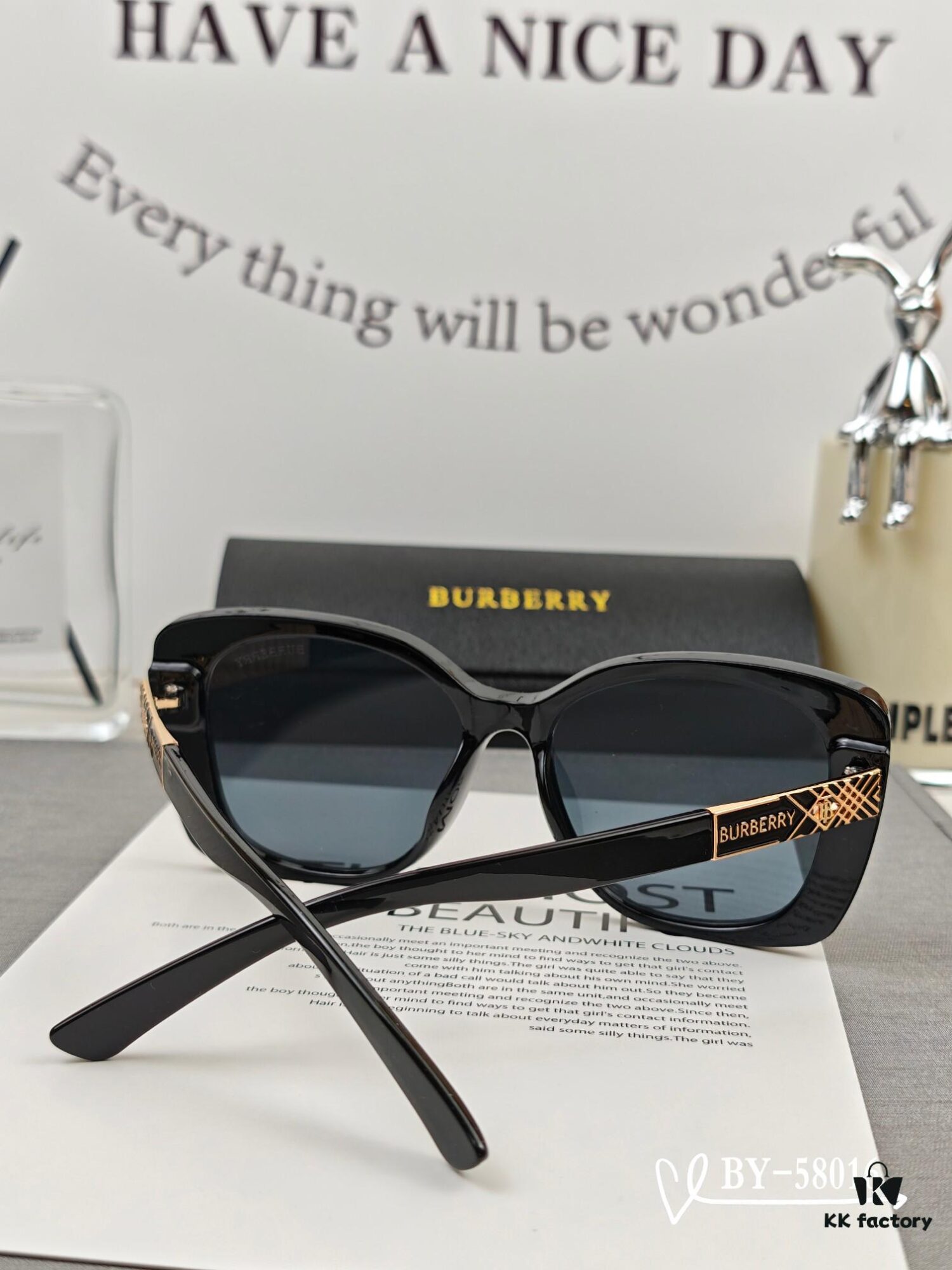 Burberry - Polaroid Resin Polarized Sunglasses with TR Frame, Lightweight and Comfortable, Size 61-15-150, Fashionable Star-Style Sunglasses for Travel and Daily Wear