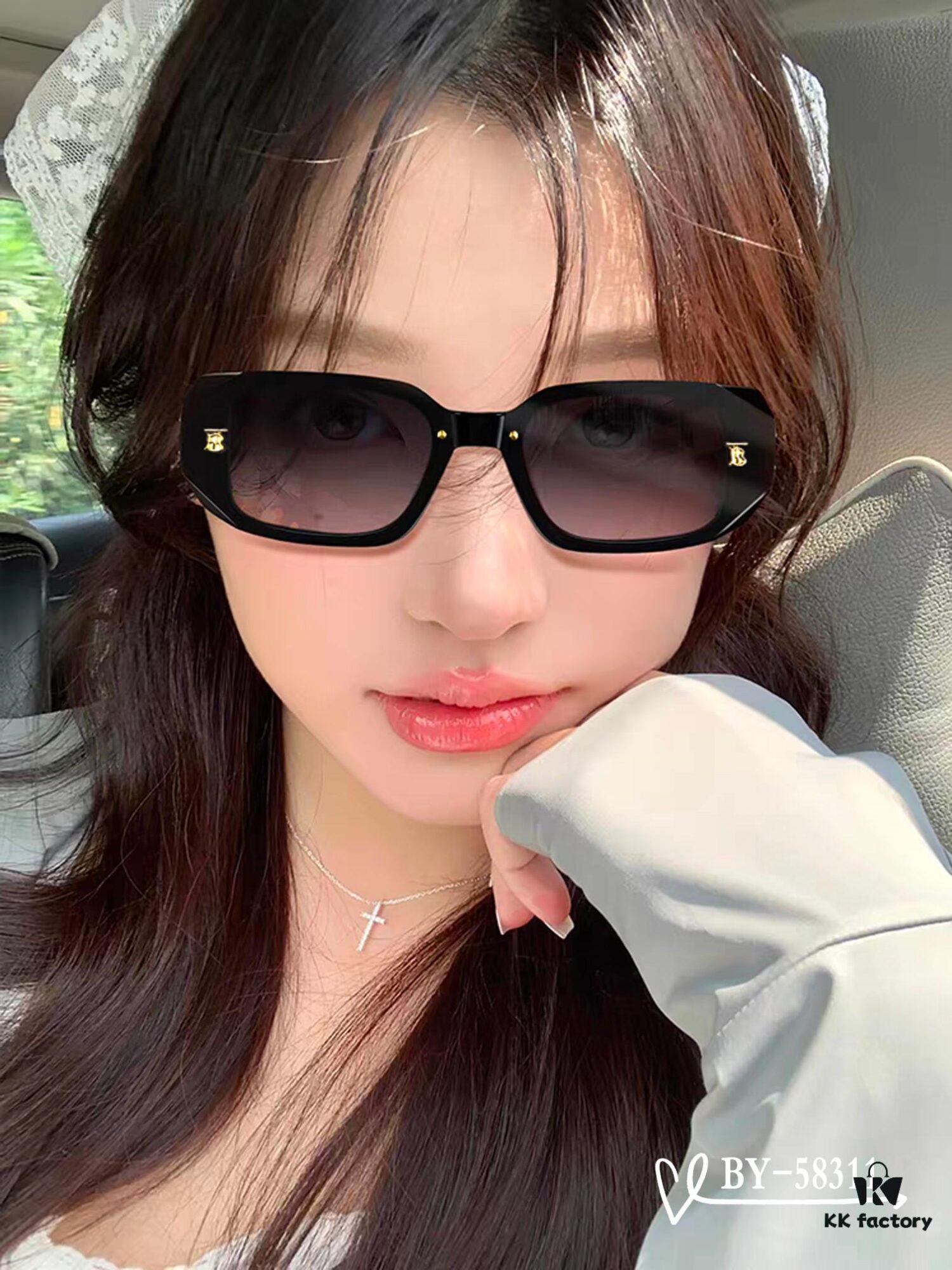 Burberry | Polarized Sunglasses with TR Frame, Lightweight and Comfortable, Model: 58311