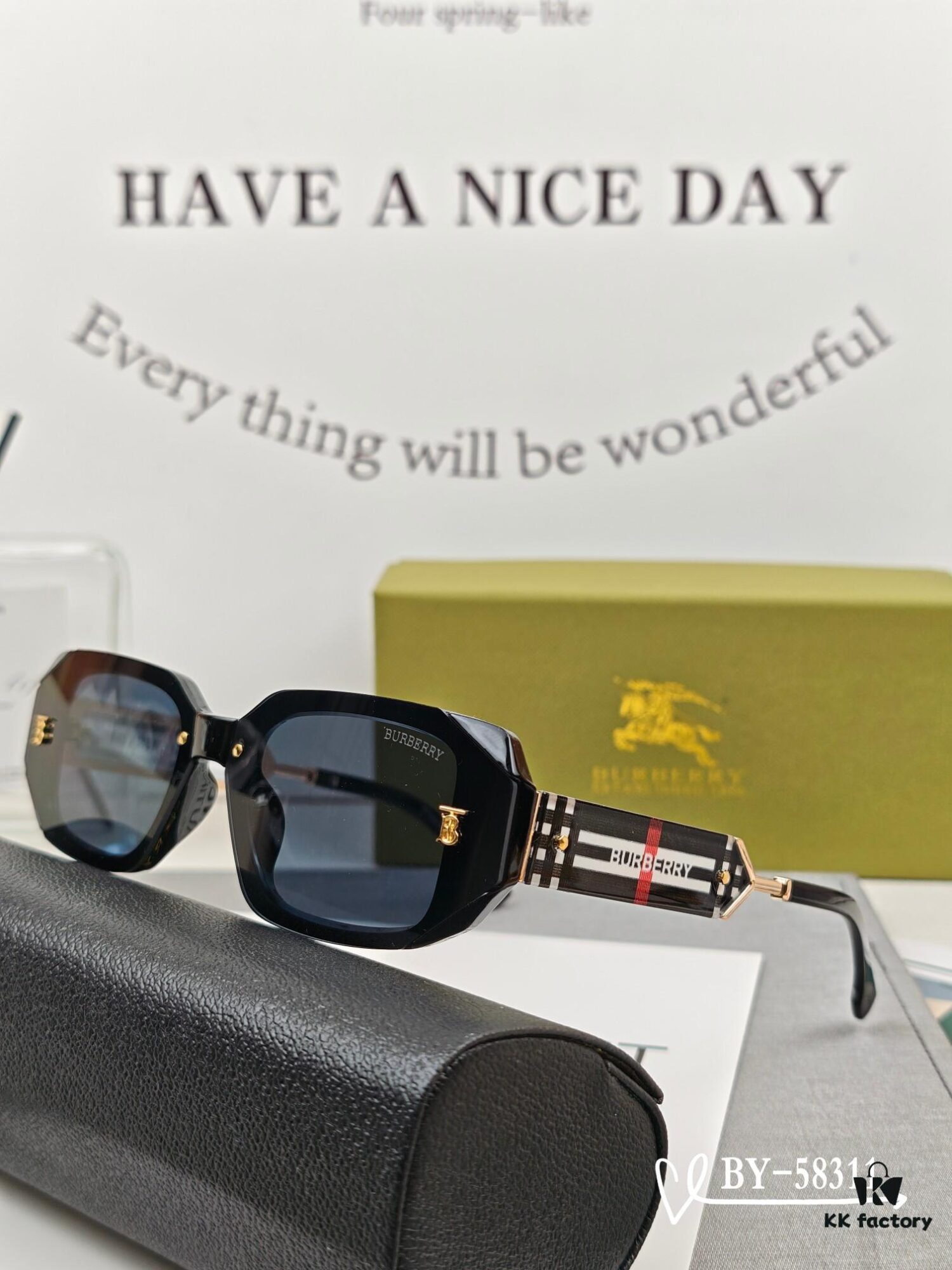 Burberry | Polarized Sunglasses with TR Frame, Lightweight and Comfortable, Model: 58311