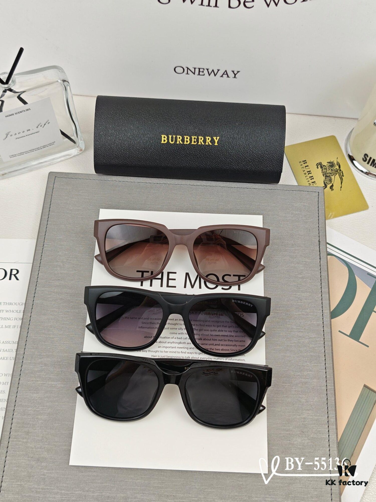 Burberry - New Arrival Polarized Sunglasses with Lightweight TR Frame, Celebrity Style 55136
