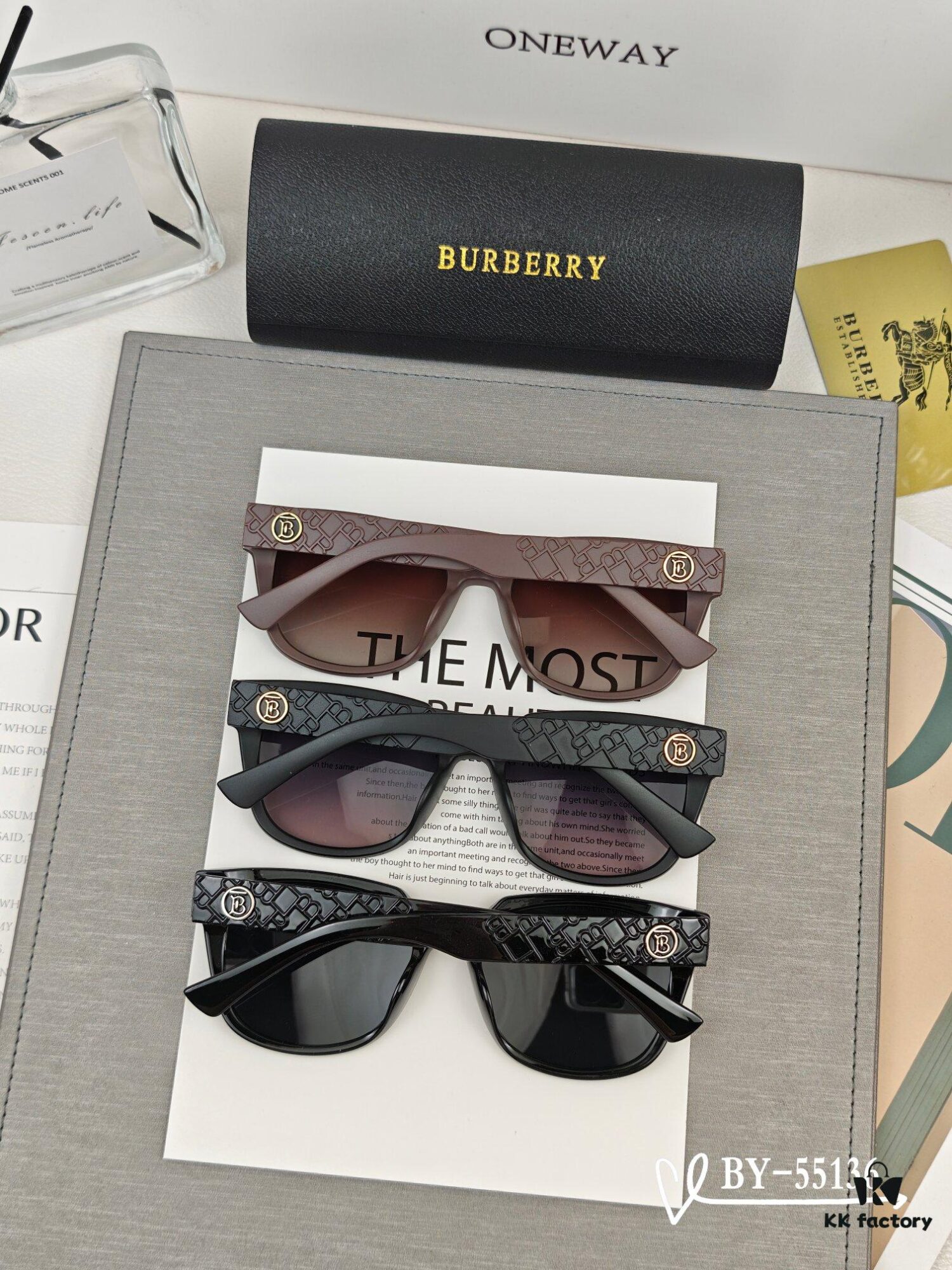 Burberry - New Arrival Polarized Sunglasses with Lightweight TR Frame, Celebrity Style 55136