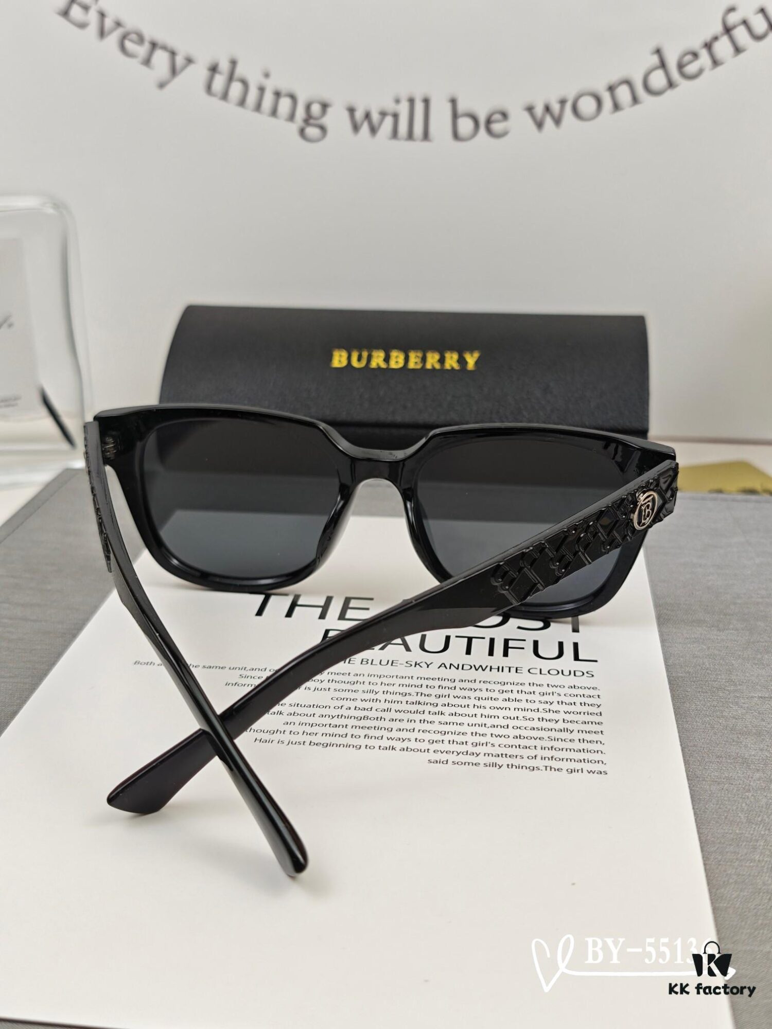 Burberry - New Arrival Polarized Sunglasses with Lightweight TR Frame, Celebrity Style 55136