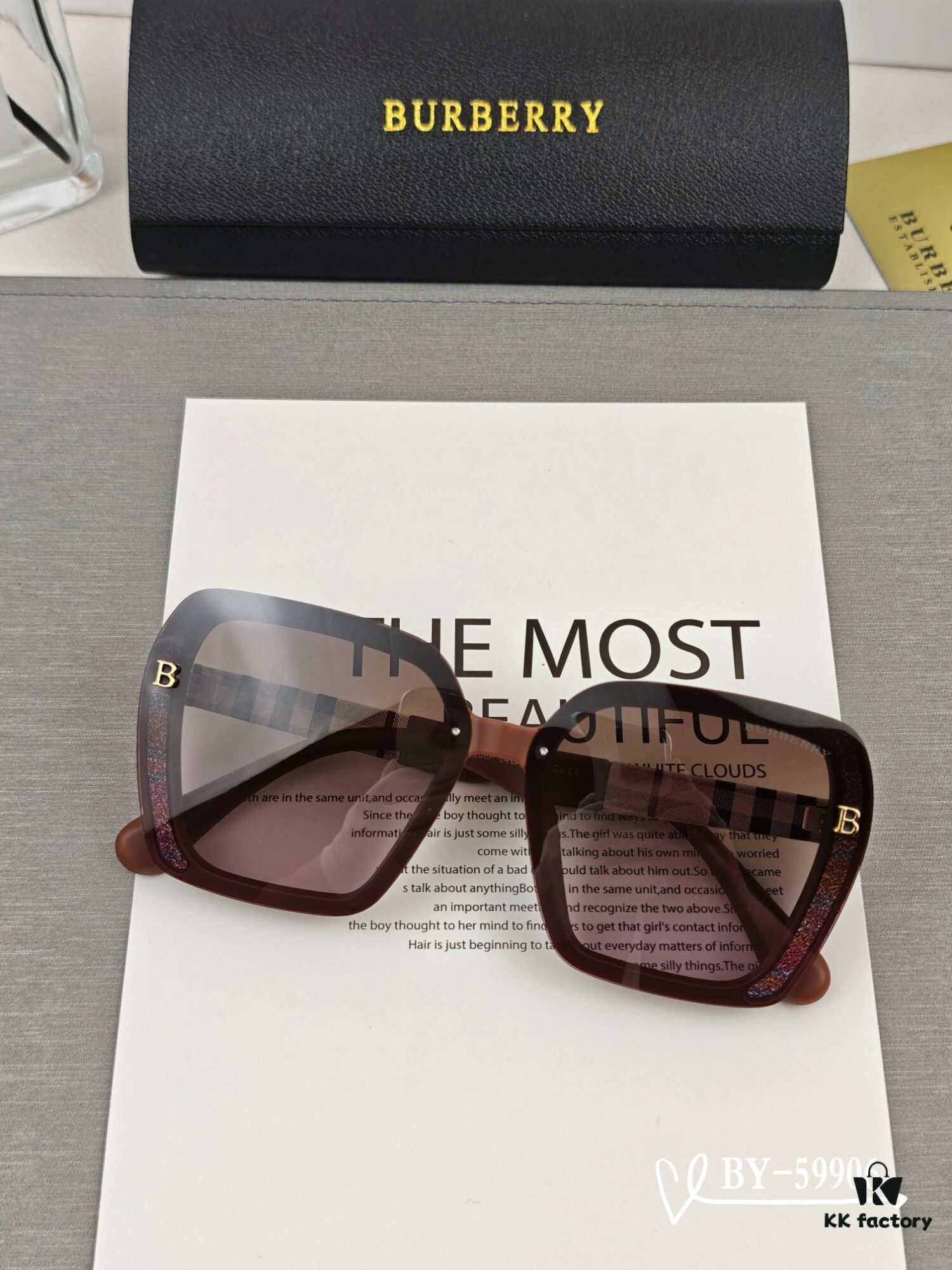 Burberry - New Arrival Sunglasses, Celebrity Style with Polarized Lenses, Lightweight TR Frame for Comfortable Wear