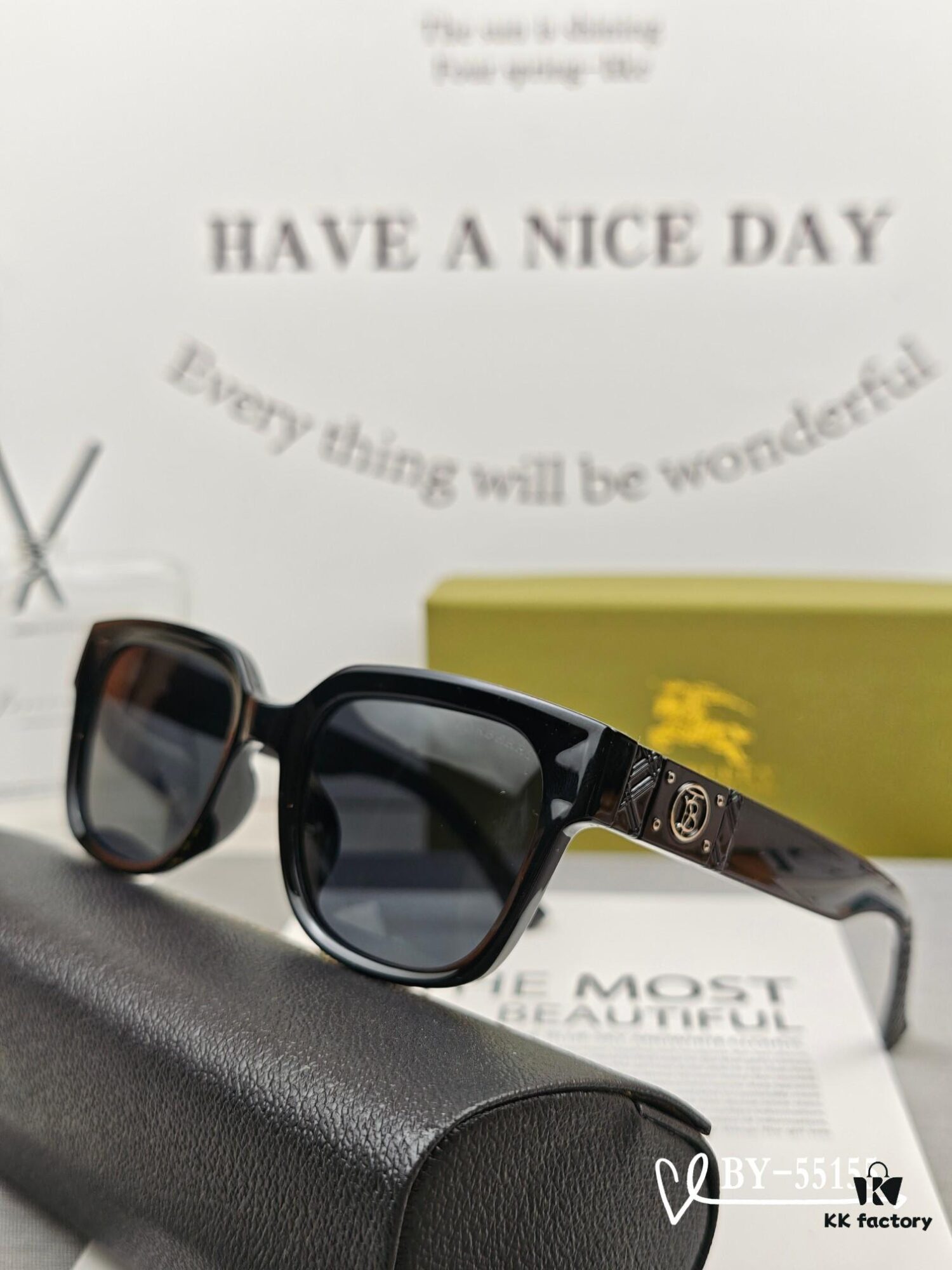 Burberry - New Model Sunglasses, Celebrity Style, Lightweight TR Frame with Polarized Lenses by Polaroid