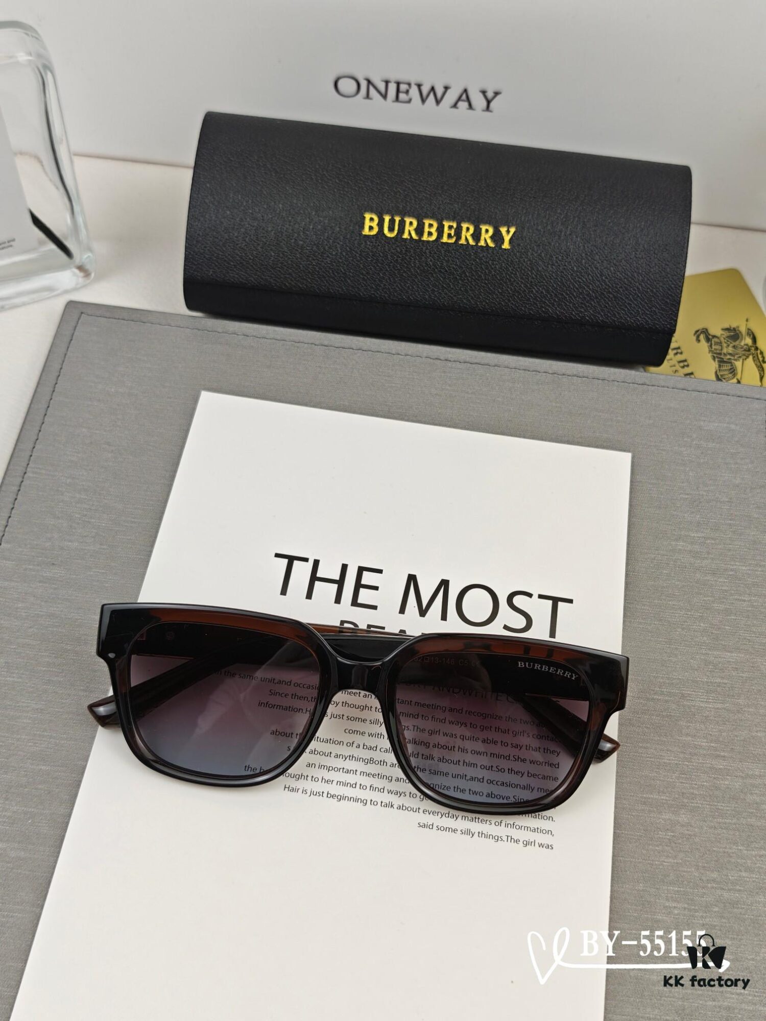 Burberry - New Model Sunglasses, Celebrity Style, Lightweight TR Frame with Polarized Lenses by Polaroid