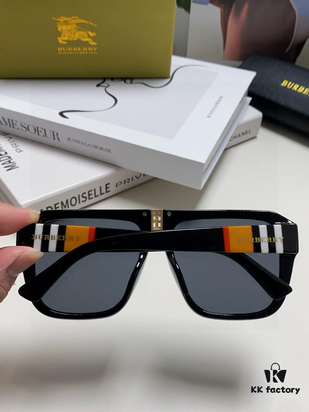 Burberry 2024 Popular Unisex Fashion Sunglasses, UV Protection Sun Glasses for Driving, Oversized Women's Sunglasses