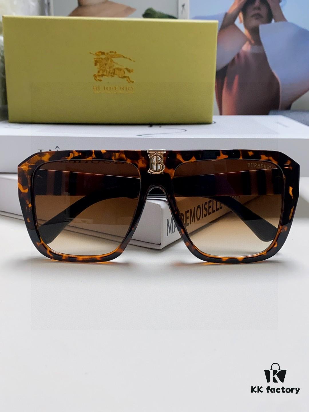 Burberry 2024 Influencer Favorite Unisex Fashion Sunglasses, Large Frame UV Protection Sun Glasses for Women and Men, Ideal for Driving and Daily Wear