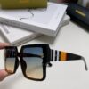 Burberry 2024 New Arrival Sunglasses for Women, Trendy Oversized Frame, Slimming Design, UV Protection, Stylish and Sophisticated Look, Instagram-Worthy