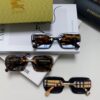 Burberry 2024 New Flat-Frame Sunglasses Unisex, Stylish and Versatile Sun Protection Eyewear for Men and Women