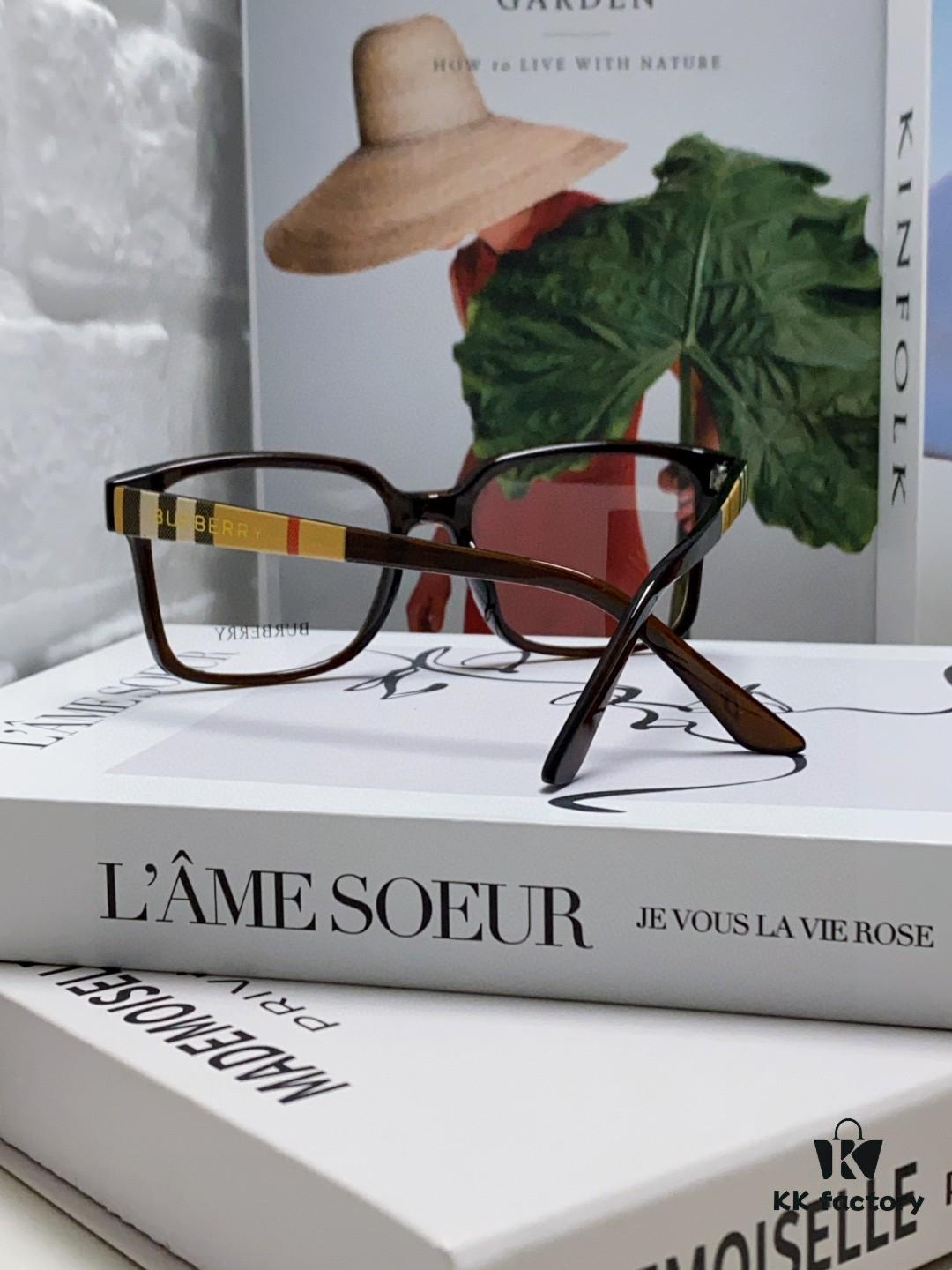 Burberry 2024 New Arrival Eyeglass Frame Korean Style Trendy Oversized Prescription Glasses Lightweight Unisex Optical Frames Suitable for Daily Wear and Sunglasses Use