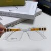 Burberry 2024 New Arrival Eyeglass Frame Korean Style Trendy Large Frame Myopia Glasses Lightweight Popular Unisex Optical Frame for Men and Women Sunglasses
