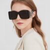 Burberry BE4406U Oversized Women's Sunglasses with B Logo 2024 New Arrival