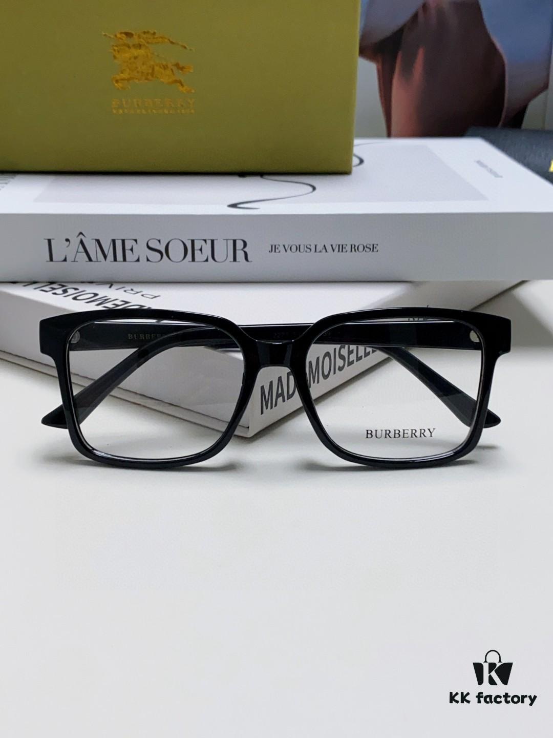 Burberry 2024 New Arrival Eyeglass Frame Korean Fashion Oversized Myopia Glasses Lightweight Popular Unisex Optical Frame Suitable for Daily Wear