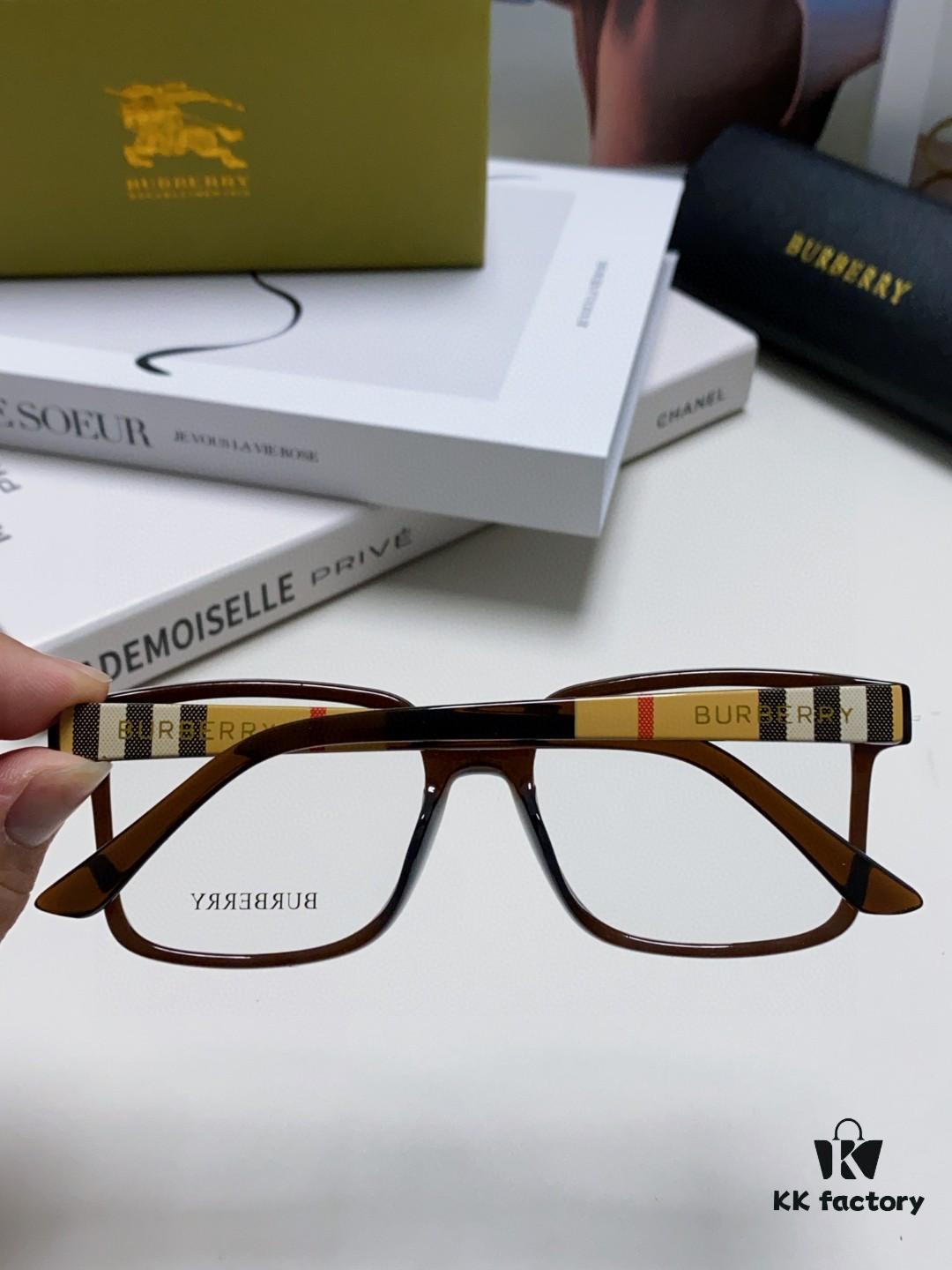 Burberry 2024 New Arrival Eyeglass Frame Korean Style Trendy Oversized Prescription Glasses Lightweight Unisex Optical Frames Suitable for Daily Wear