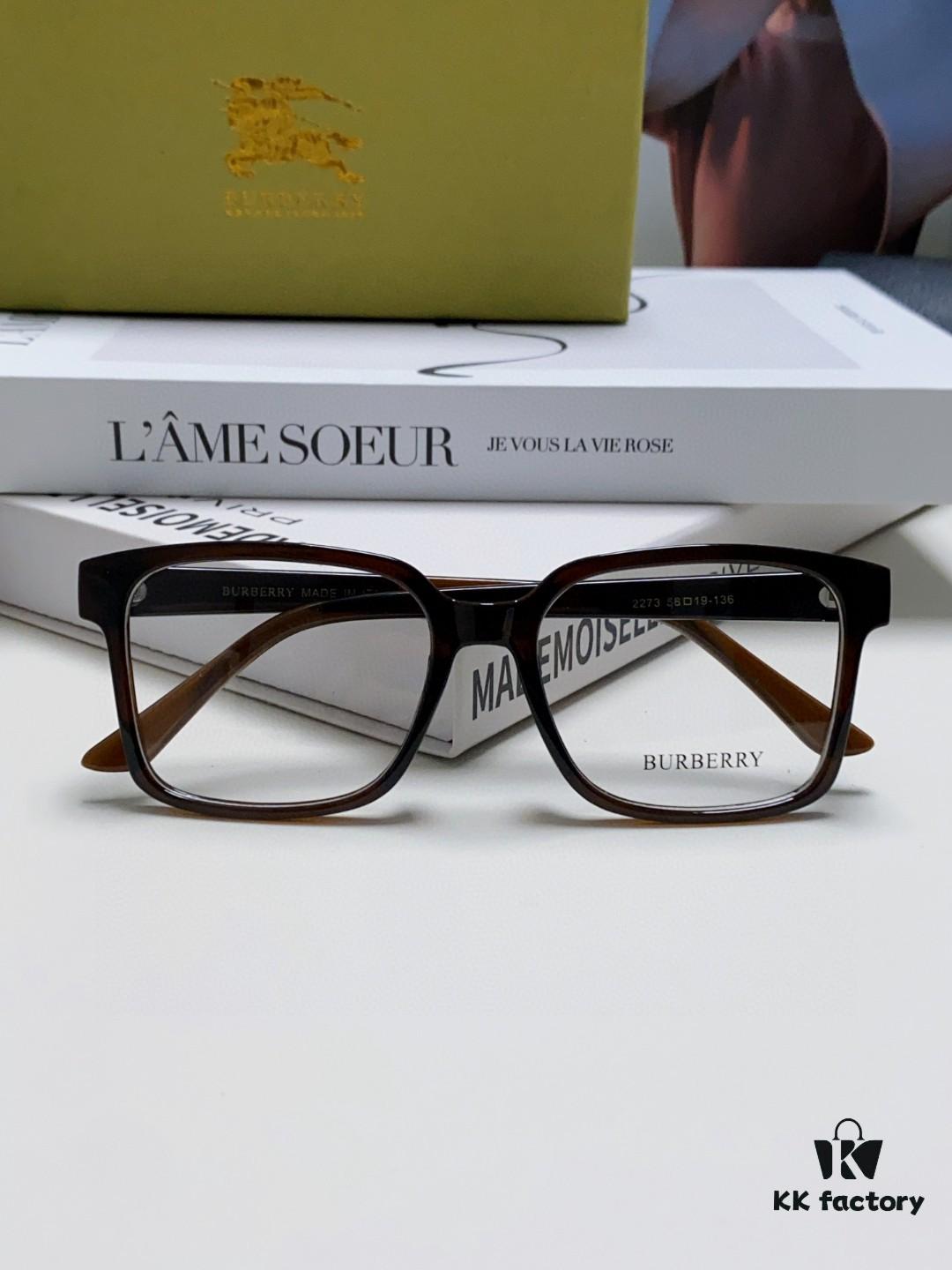 Burberry 2024 New Arrival Eyeglass Frame Korean Style Trendy Oversized Prescription Glasses Lightweight Unisex Optical Frames Suitable for Daily Wear