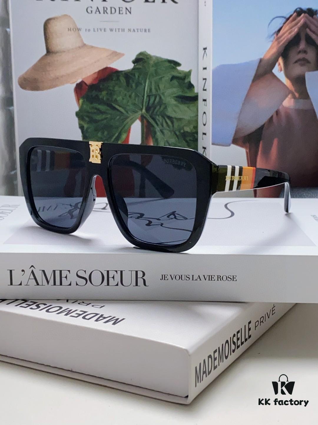 Burberry 2024 Popular Unisex Fashion Sunglasses, UV Protection Driving Sun Glasses, Oversized Women's Sunglasses