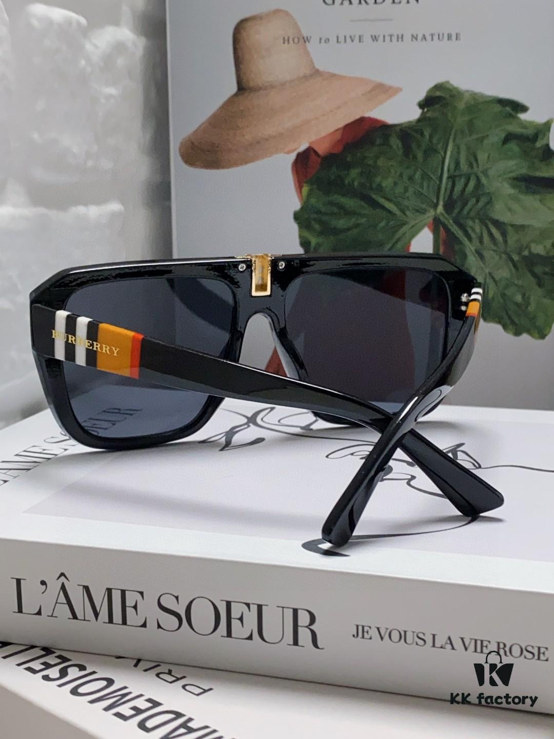 Burberry 2024 Popular Unisex Fashion Sunglasses, UV Protection Driving Sun Glasses, Oversized Women's Sunglasses