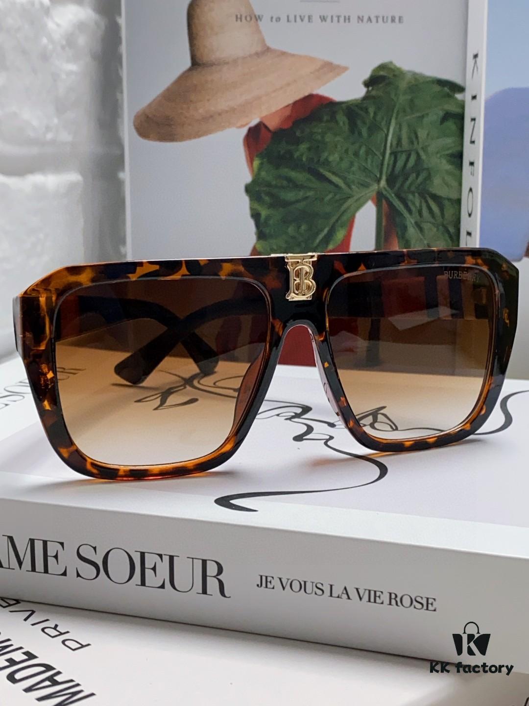 Burberry 2024 Popular Unisex Fashion Sunglasses, UV Protection Driving Sunglasses, Oversized Women's Sun Glasses