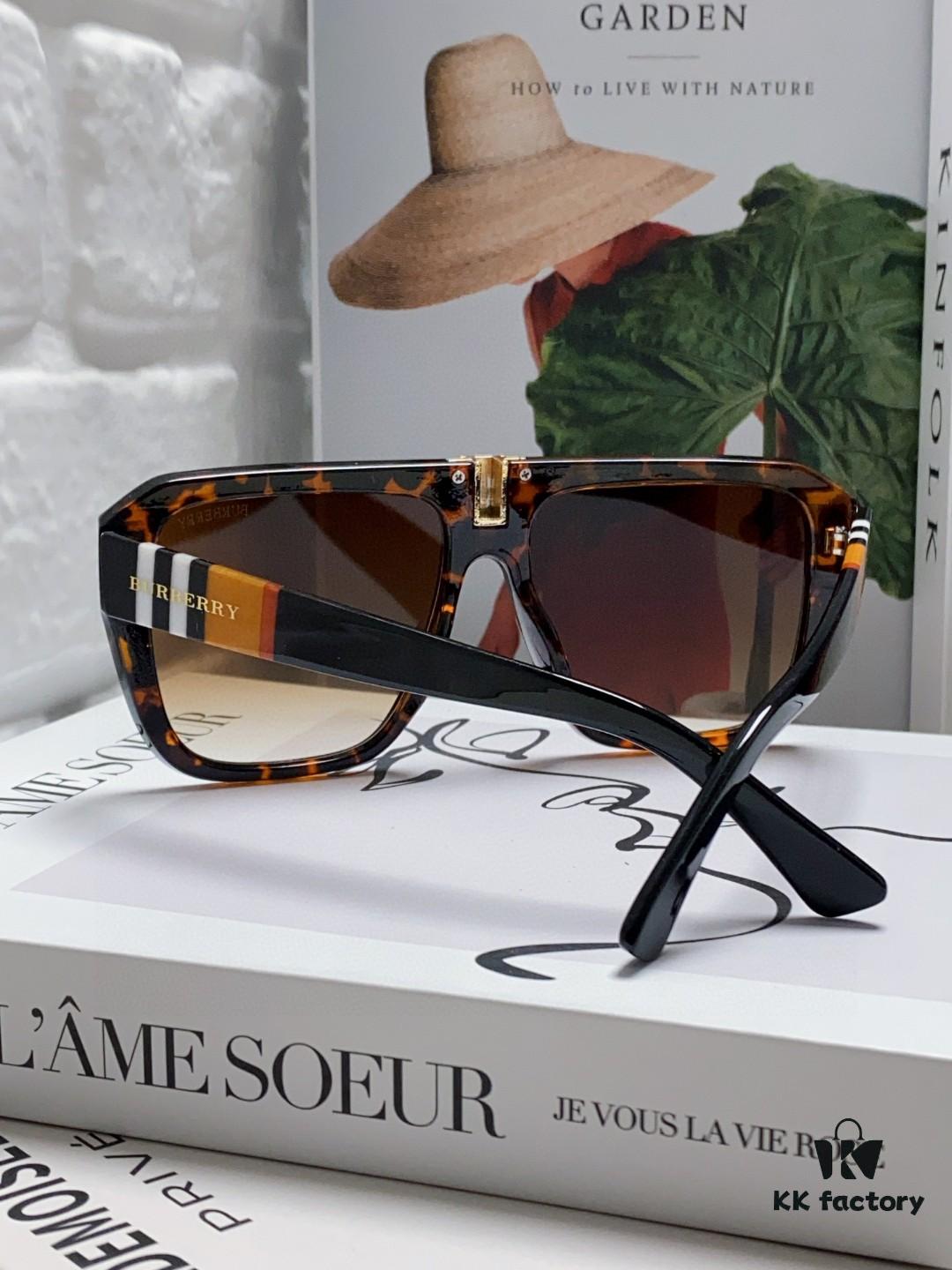 Burberry 2024 Popular Unisex Fashion Sunglasses, UV Protection Driving Sunglasses, Oversized Women's Sun Glasses