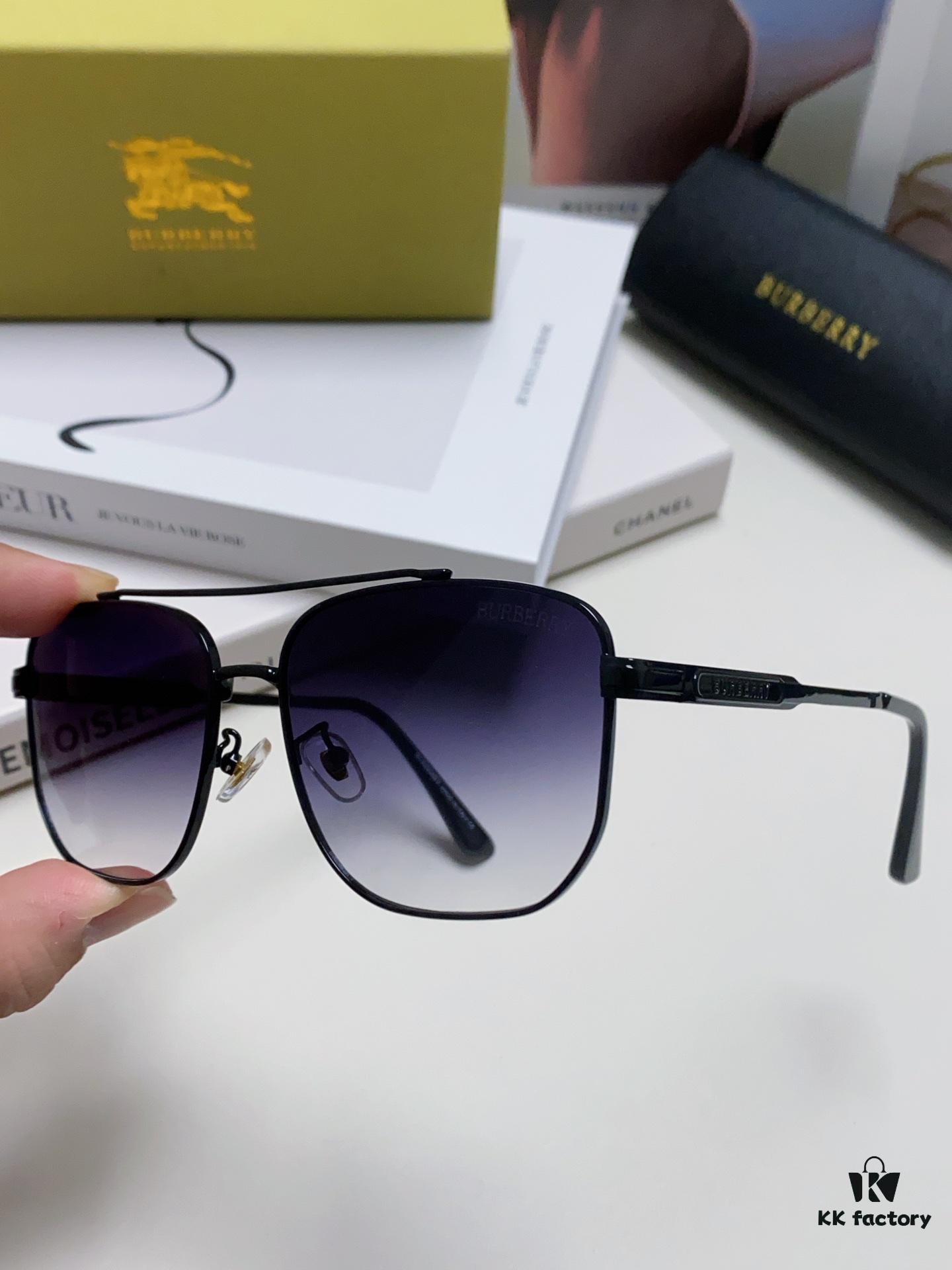 Burberry 2024 Men's Sunglasses Polarized Driving Glasses UV Protection Anti-Glare Shades for Fishing and Outdoor Use