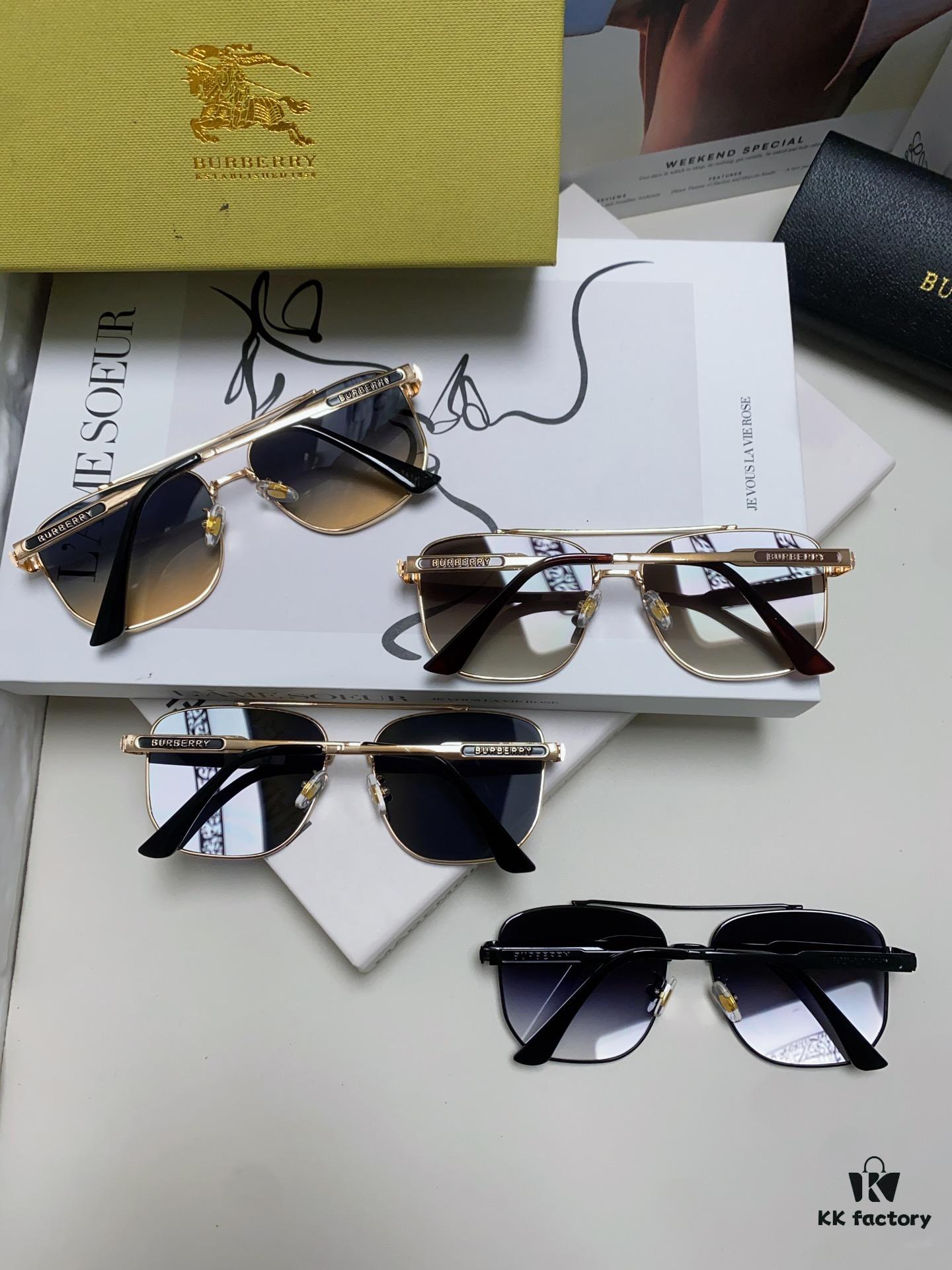 Burberry 2024 Men's Sunglasses Polarized Driving Glasses UV Protection Anti-Glare Shades for Fishing and Outdoor Use