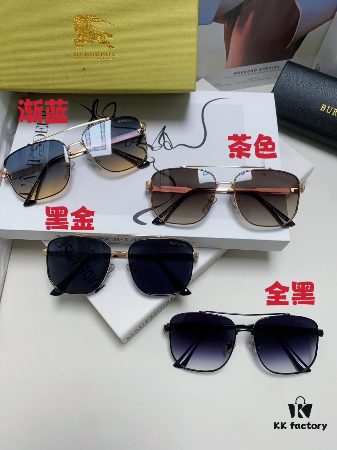 Burberry 2024 Men's Sunglasses Polarized Driving Glasses UV Protection Anti-Glare Shades for Fishing and Outdoor Use