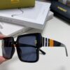 Burberry 2024 New Arrival Women's Sunglasses, Trendy Oversized Frame for Large Faces, Slimming UV-Protective Sunglasses with Premium Aesthetic, Instagram-Worthy Ladies' Eyewear