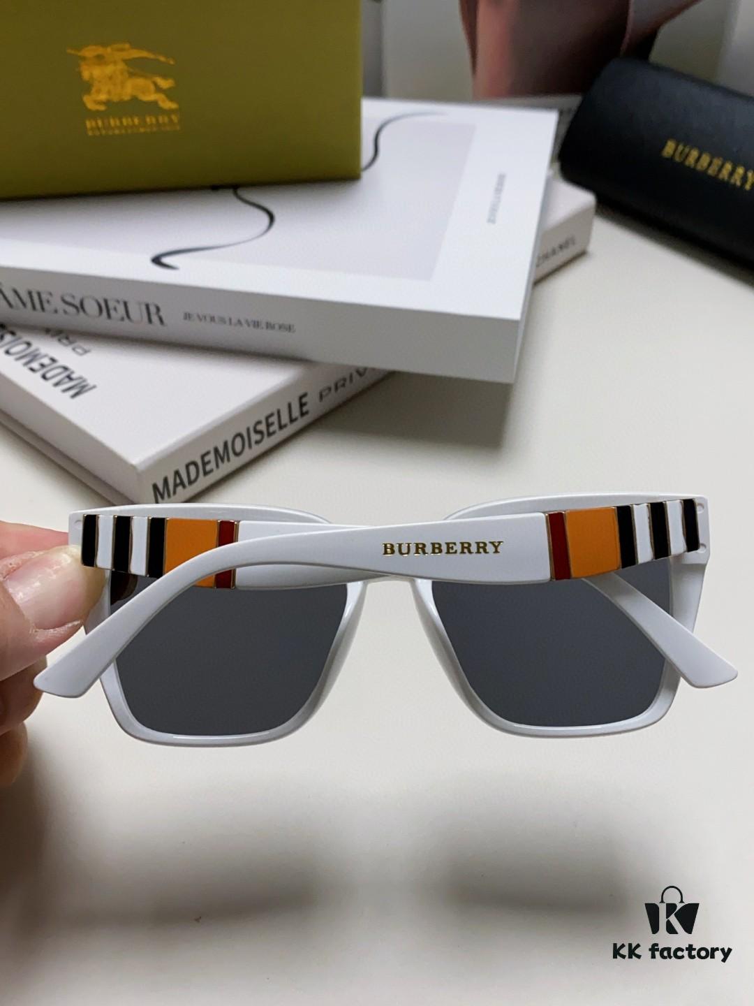 BURBERRY 2024 New Arrival European and American Fashion Sunglasses, Trendy Unisex Oversized Shades for Street Photography