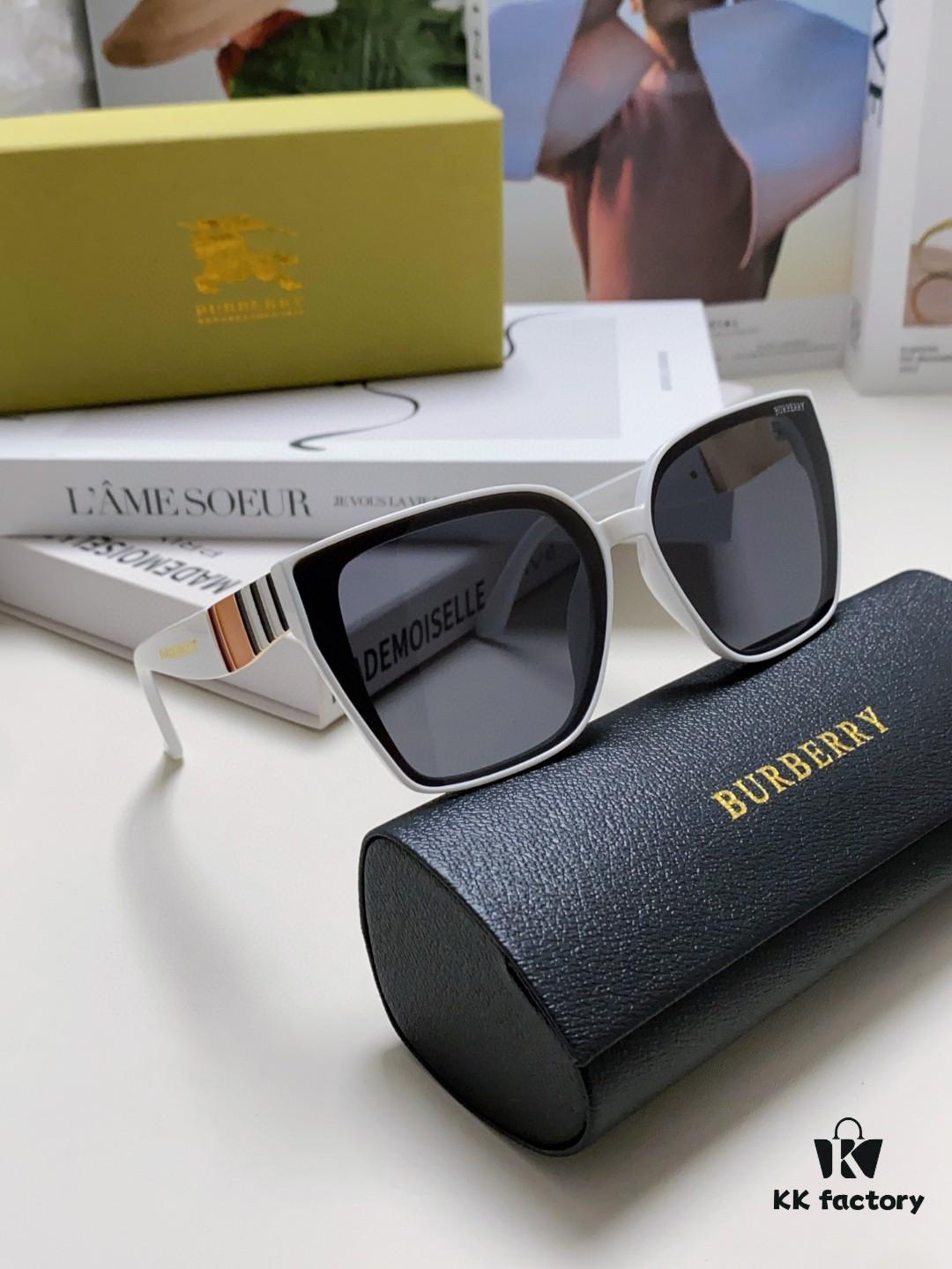 BURBERRY 2024 New Arrival European and American Fashion Sunglasses, Trendy Unisex Oversized Shades for Street Photography