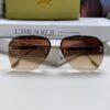 Burberry Round-frame New One-piece Driving Sunglasses, Must-have Style for Travel, Popularized by Multiple Celebrities, Unisex Aviator Sunglasses
