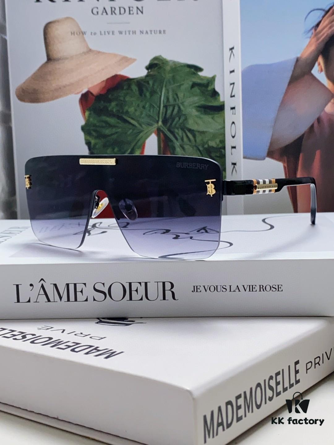 Burberry 2024 New Arrival Trendy Stylish Unisex Sunglasses with TB Logo UV Protection Sun Glasses for Men and Women