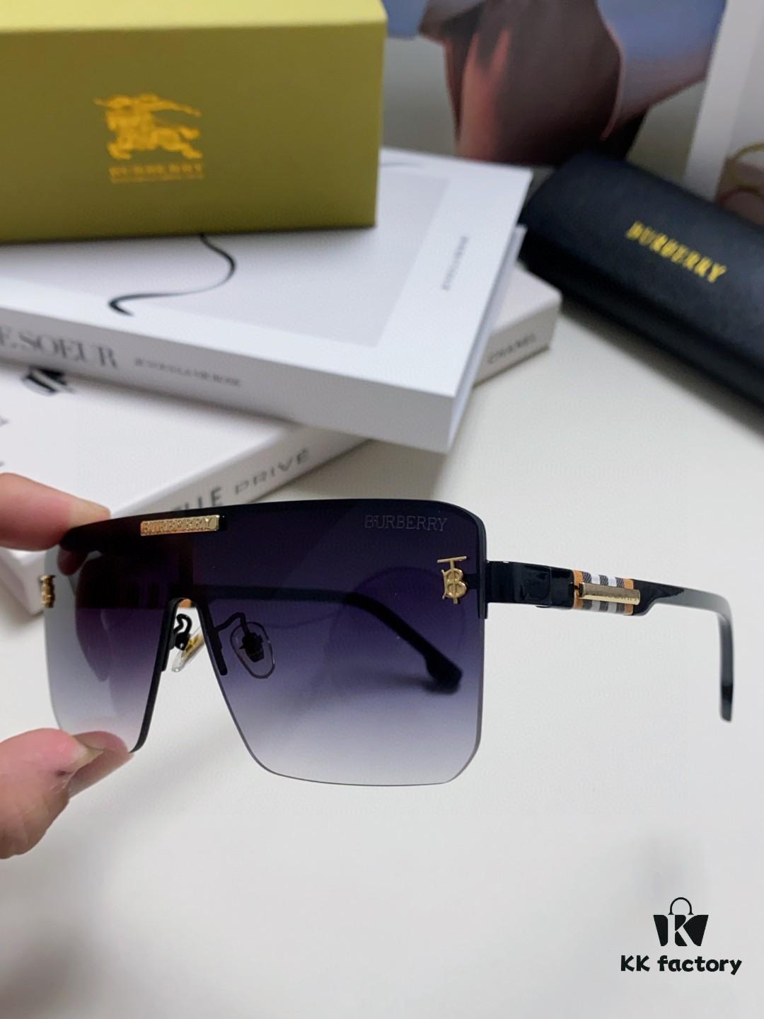 Burberry 2024 New Arrival Trendy Stylish Unisex Sunglasses with TB Logo UV Protection Sun Glasses for Men and Women