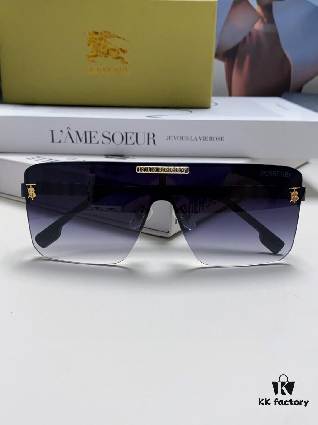 Burberry 2024 New Arrival Trendy Stylish Unisex Sunglasses with TB Logo UV Protection Sun Glasses for Men and Women