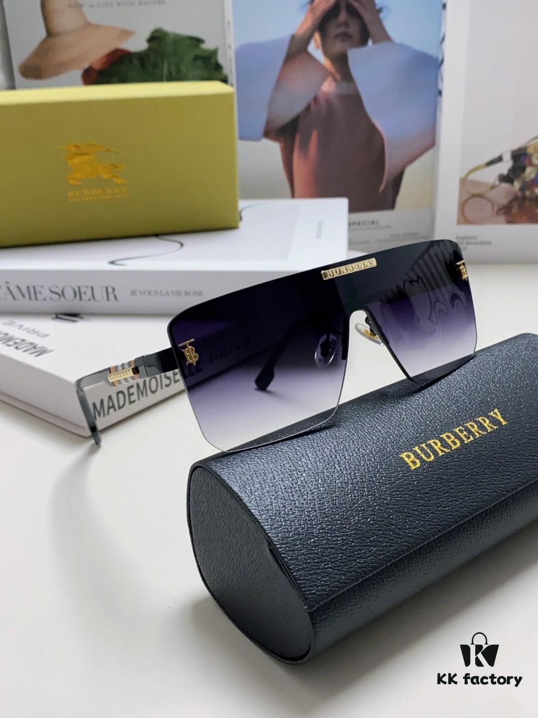 Burberry 2024 New Arrival Trendy Stylish Unisex Sunglasses with TB Logo UV Protection Sun Glasses for Men and Women