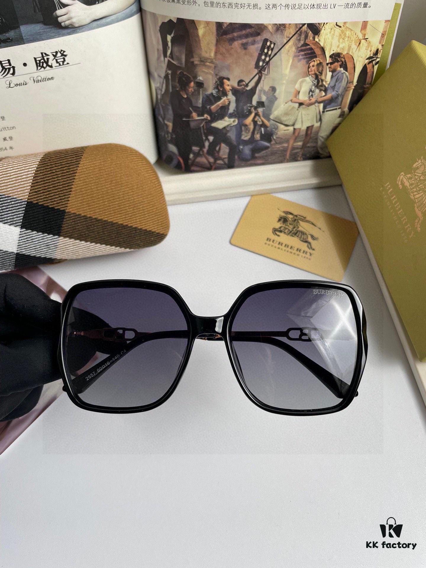 New Arrival: Burberry Women's Polarized Sunglasses, PC Frame with Imported Polylite High-Definition Polarized Lenses, 3 Color Options Available