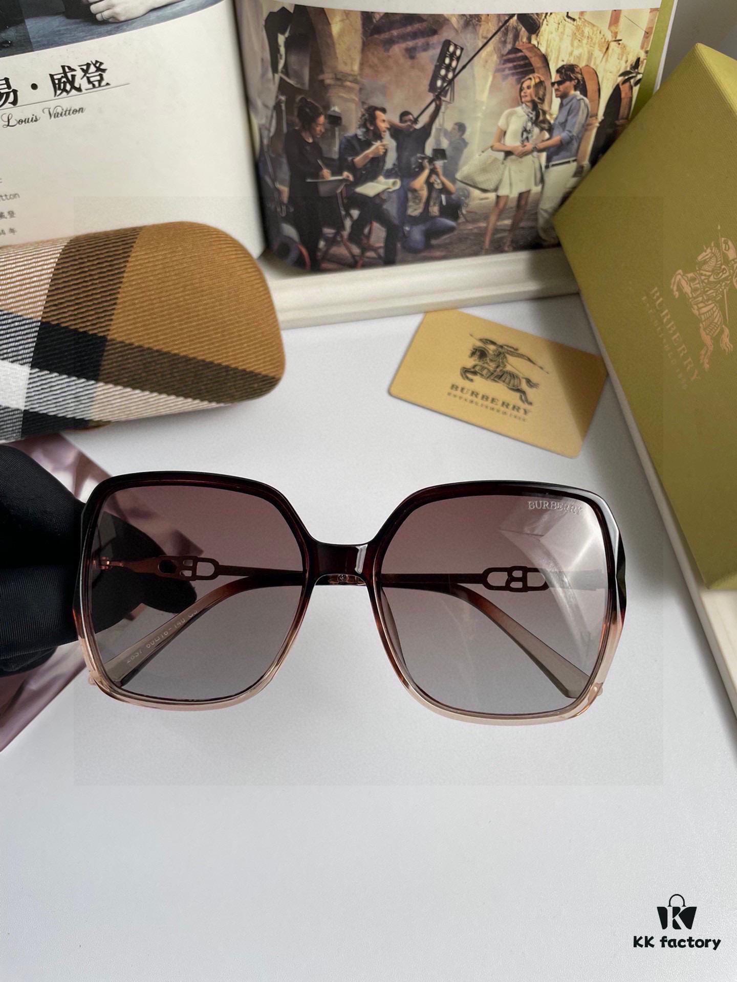 New Arrival: Burberry Women's Polarized Sunglasses, PC Frame with Imported Polylite High-Definition Polarized Lenses, 3 Color Options Available