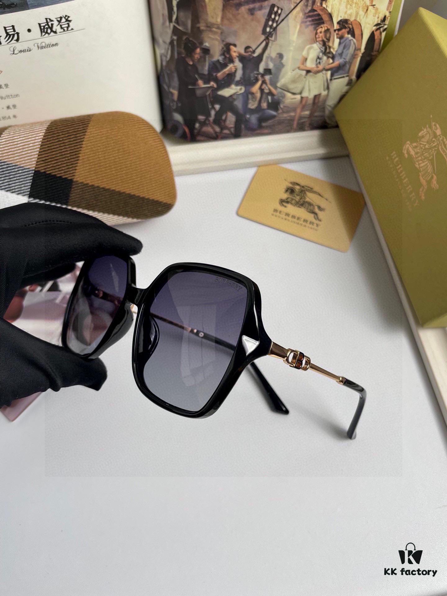 New Arrival: Burberry Women's Polarized Sunglasses, PC Frame with Imported Polylite High-Definition Polarized Lenses, 3 Color Options Available