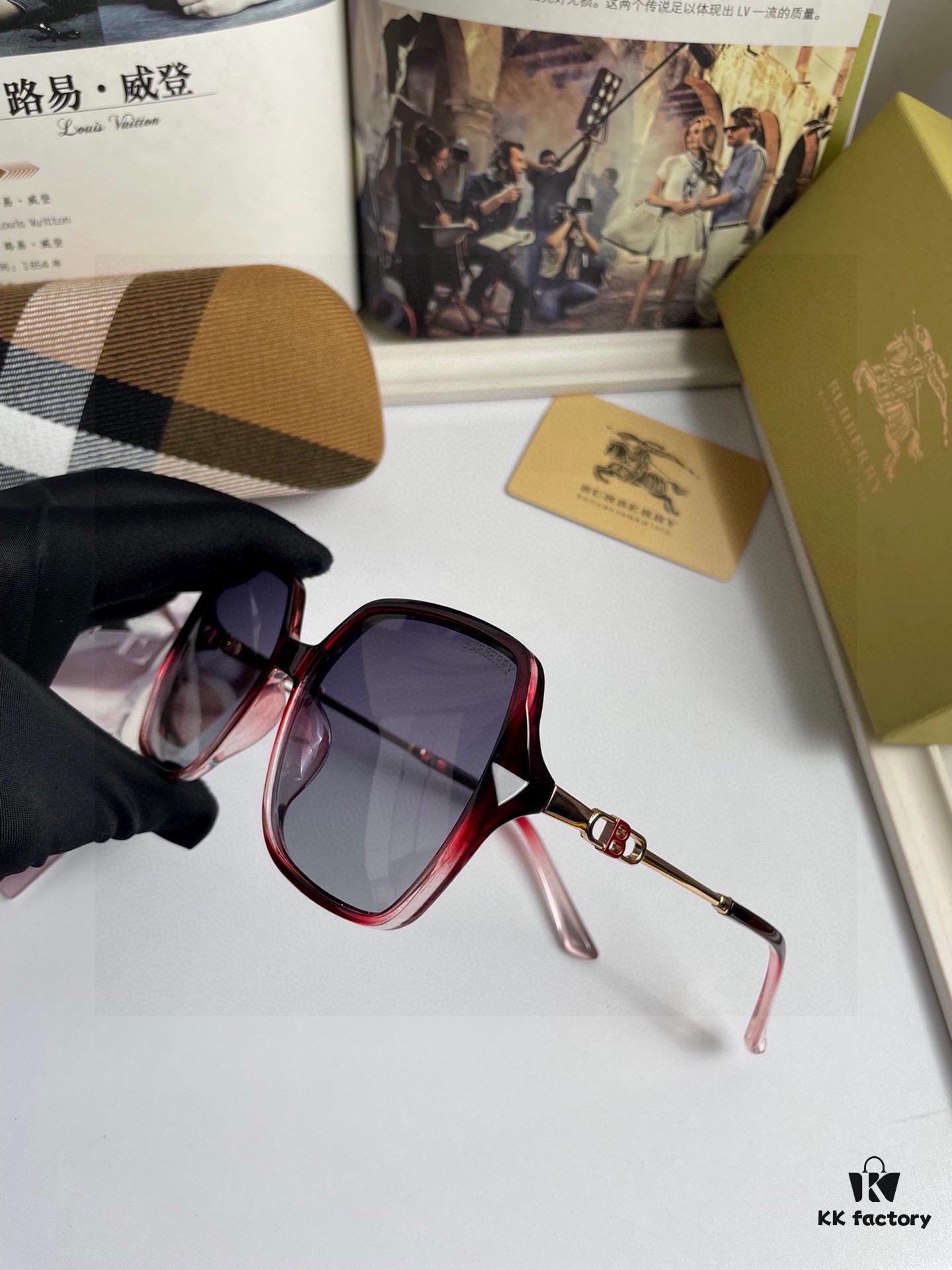 New Arrival: Burberry Women's Polarized Sunglasses, PC Frame with Imported Polylite High-Definition Polarized Lenses, 3 Color Options Available