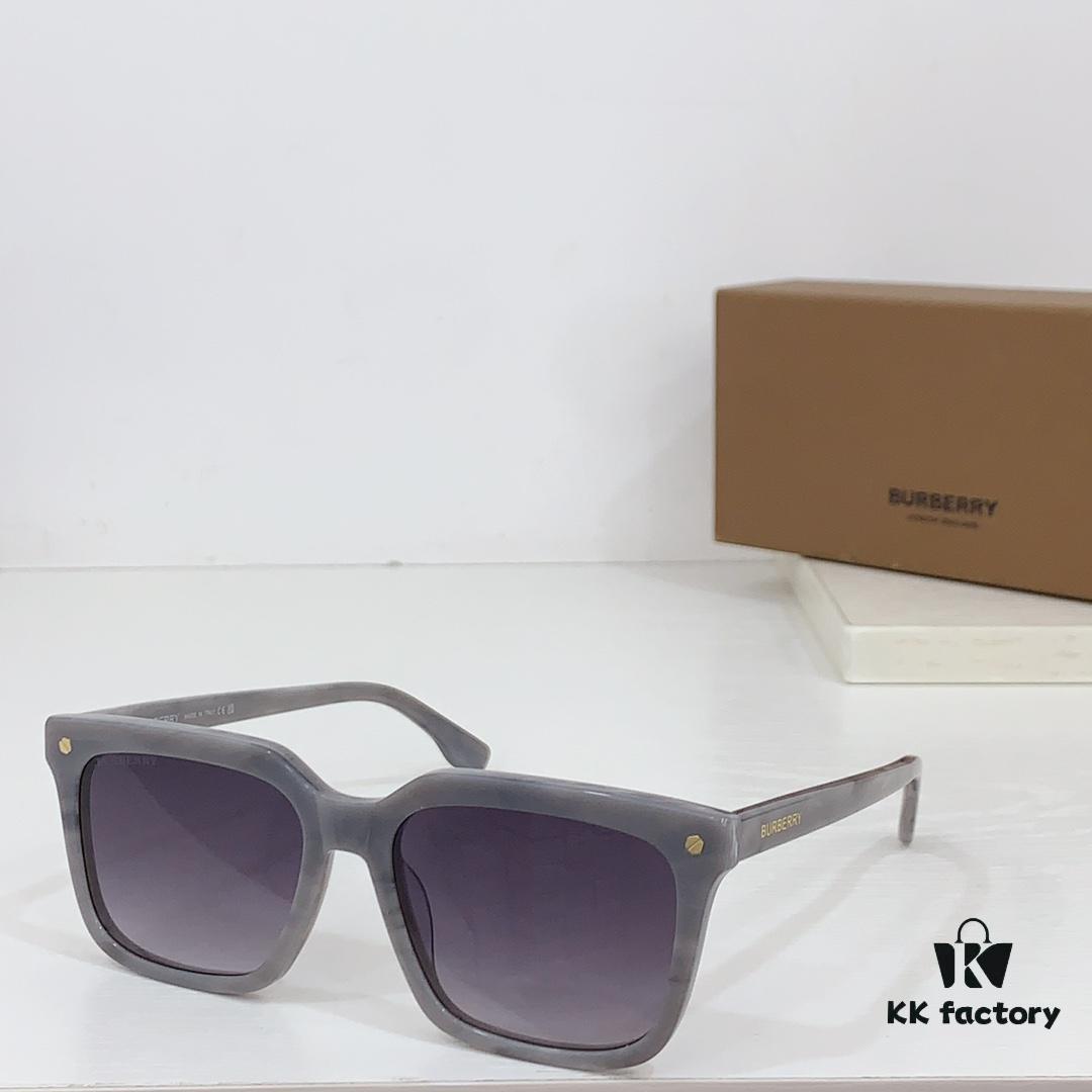 140 BURBERRY BE4337 Square Acetate Sunglasses