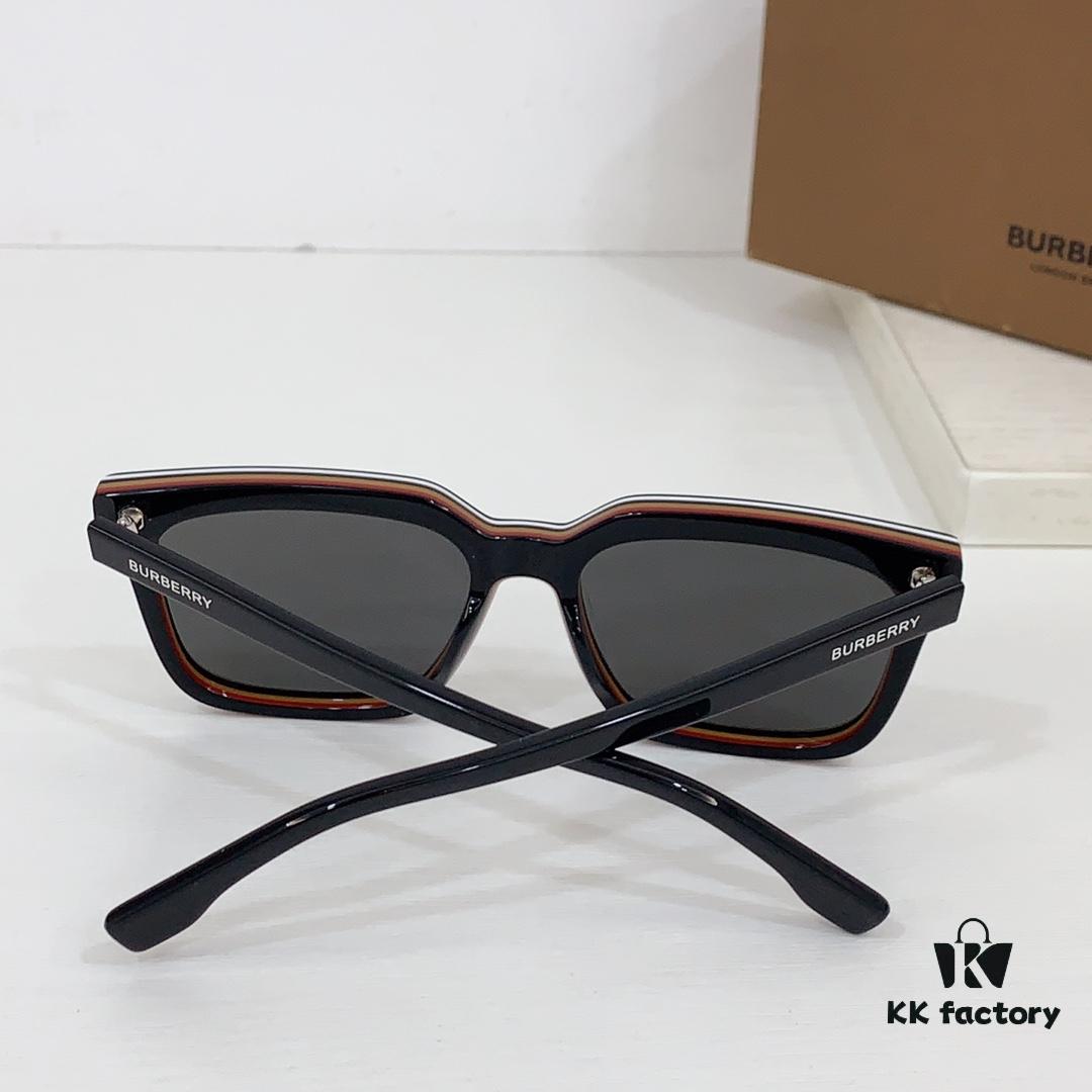 140 BURBERRY BE4337 Square Acetate Sunglasses