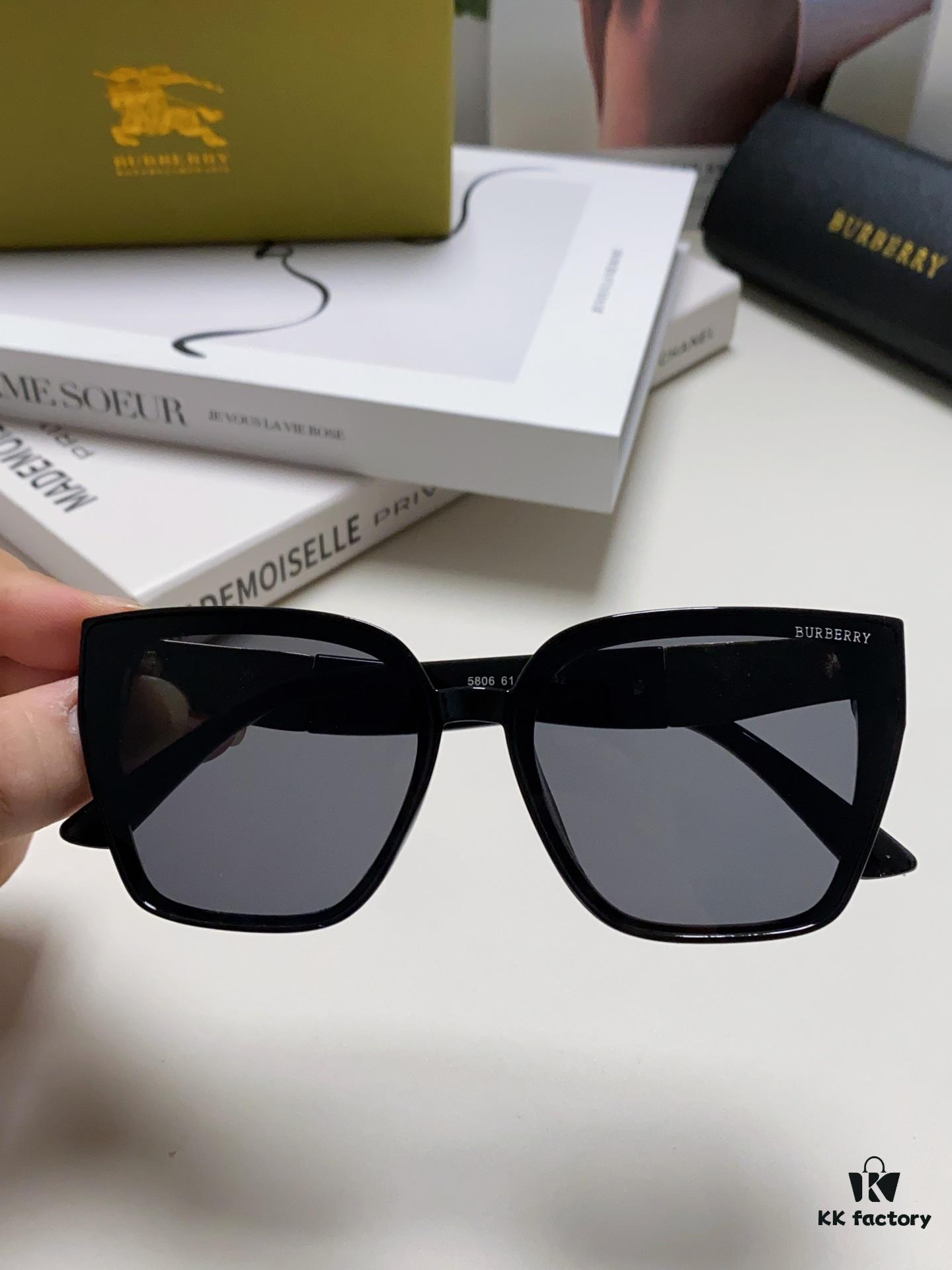 BURBERRY 2024 New Arrival European and American Fashion Sunglasses, Trendy Unisex Street Style Shades