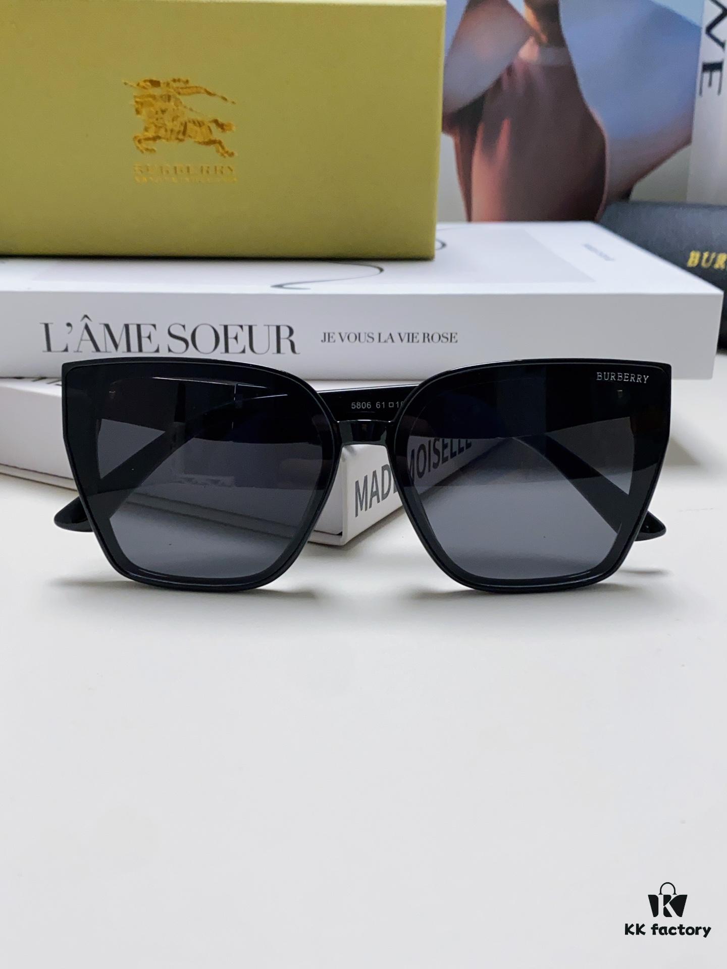 BURBERRY 2024 New Arrival European and American Fashion Sunglasses, Trendy Unisex Street Style Shades