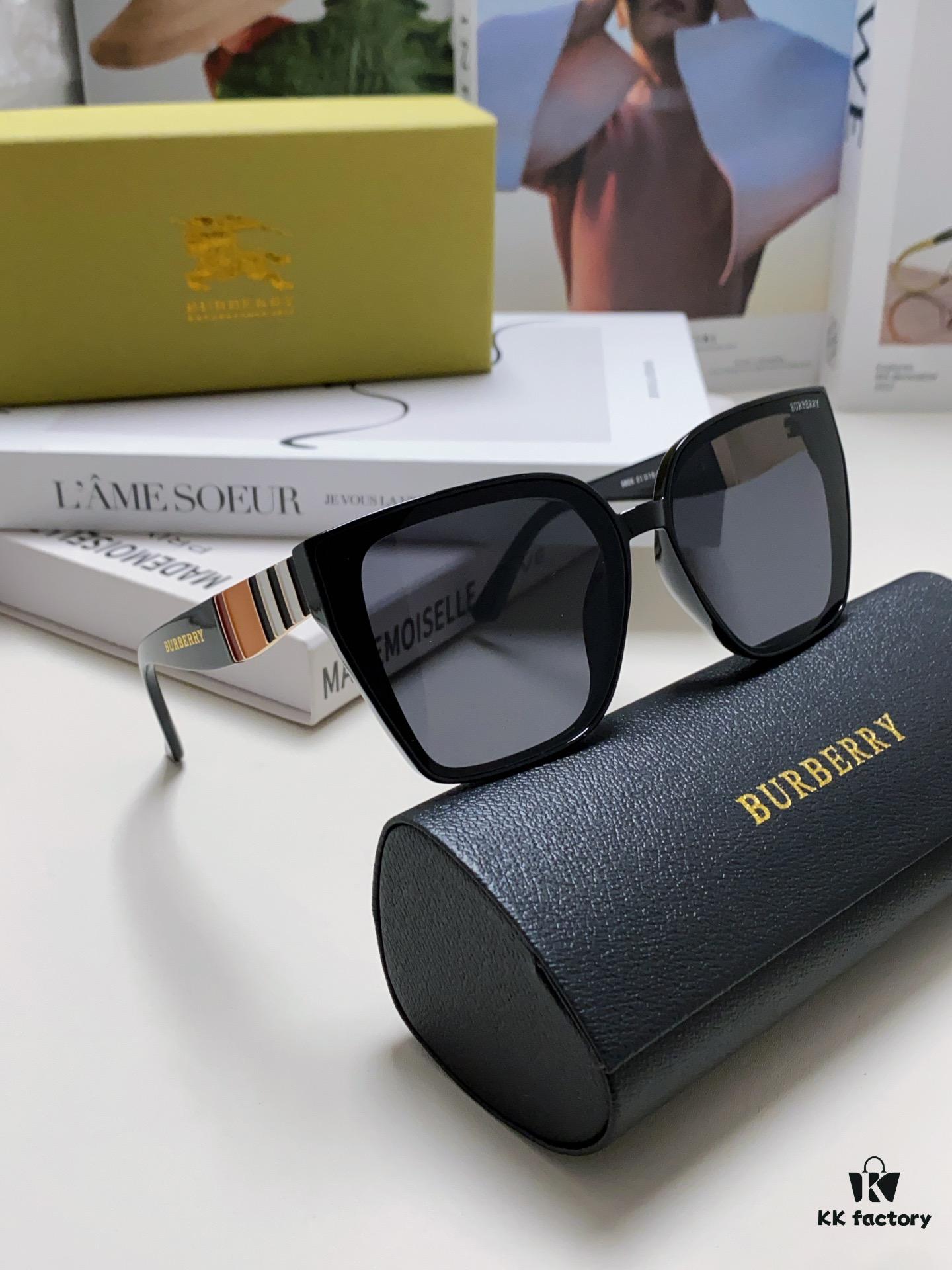 BURBERRY 2024 New Arrival European and American Fashion Sunglasses, Trendy Unisex Street Style Shades