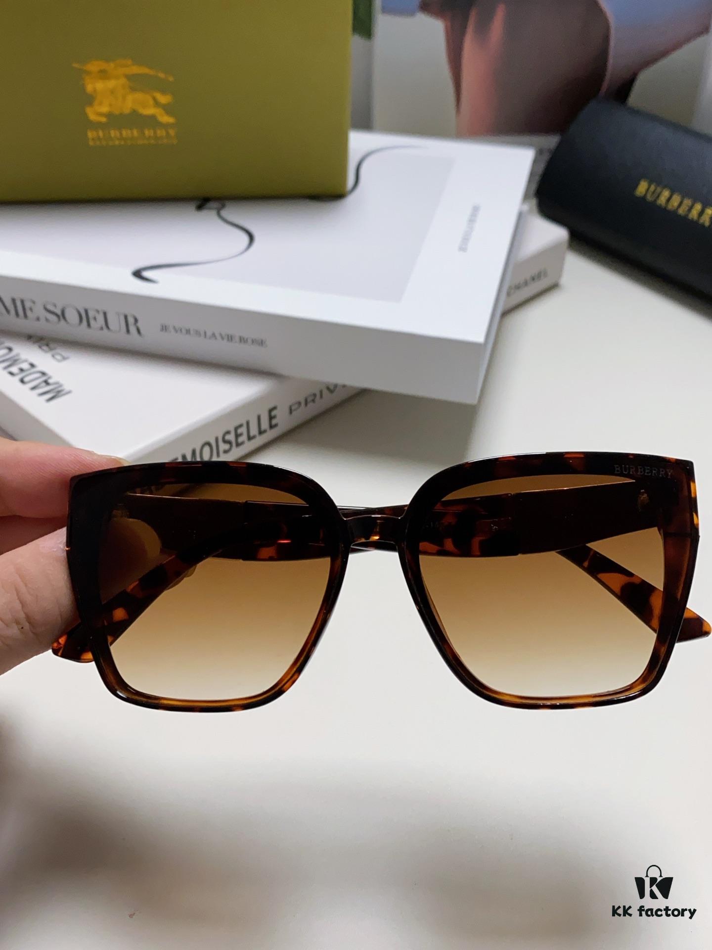 BURBERRY 2024 New Arrival European and American Fashion Sunglasses, Men's and Women's Trendy Streetwear Shades